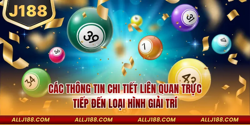 Các thông tin chi tiết liên quan trực tiếp đến loại hình giải trí